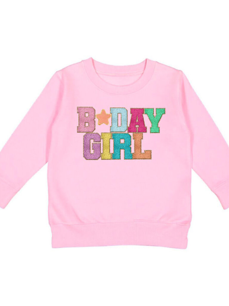 Sweet Wink Birthday Girl Sweatshirt Pumpkin and Bean