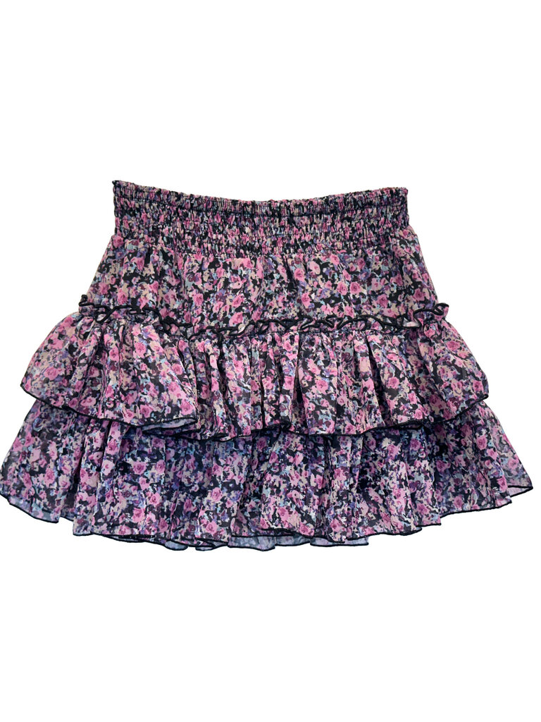Flowers by Zoe Purple Liberty Chiffon Skirt