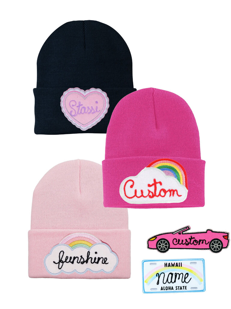 Kids Custom Patch Beanie