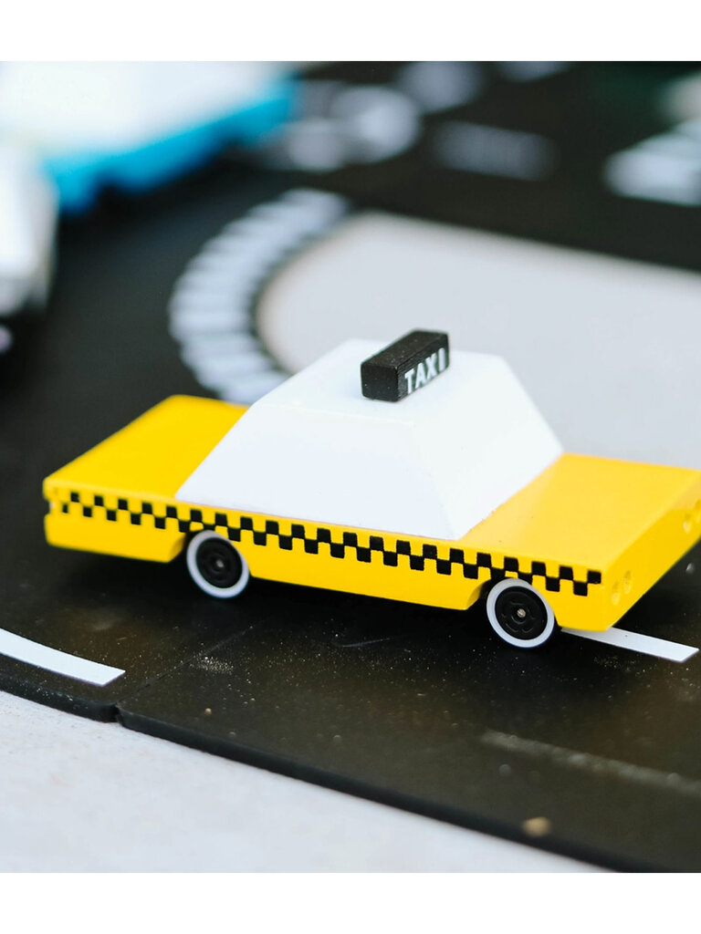 Candylab Toys Yellow Taxi