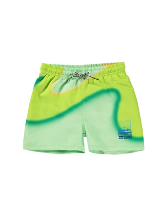 Molo Abay check-pattern swim shorts - Green