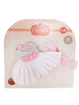 White and Silver Ballerina Dress