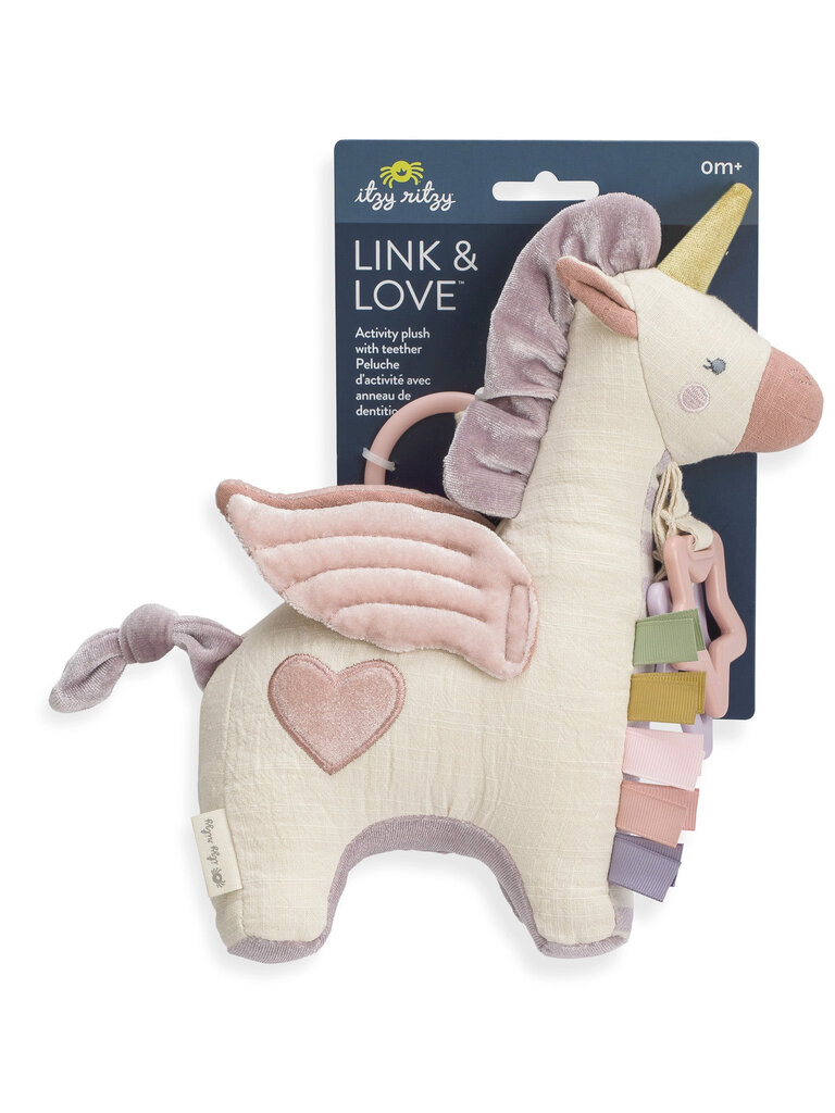 itzy ritzy Pegasus Activity Plush Teether Toy