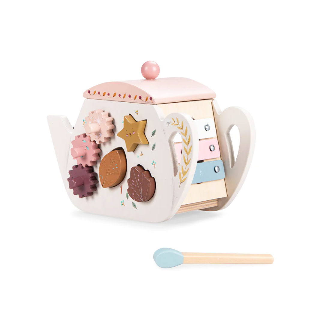 Speedy Monkey Teapot Shape Sorter Pumpkin and Bean