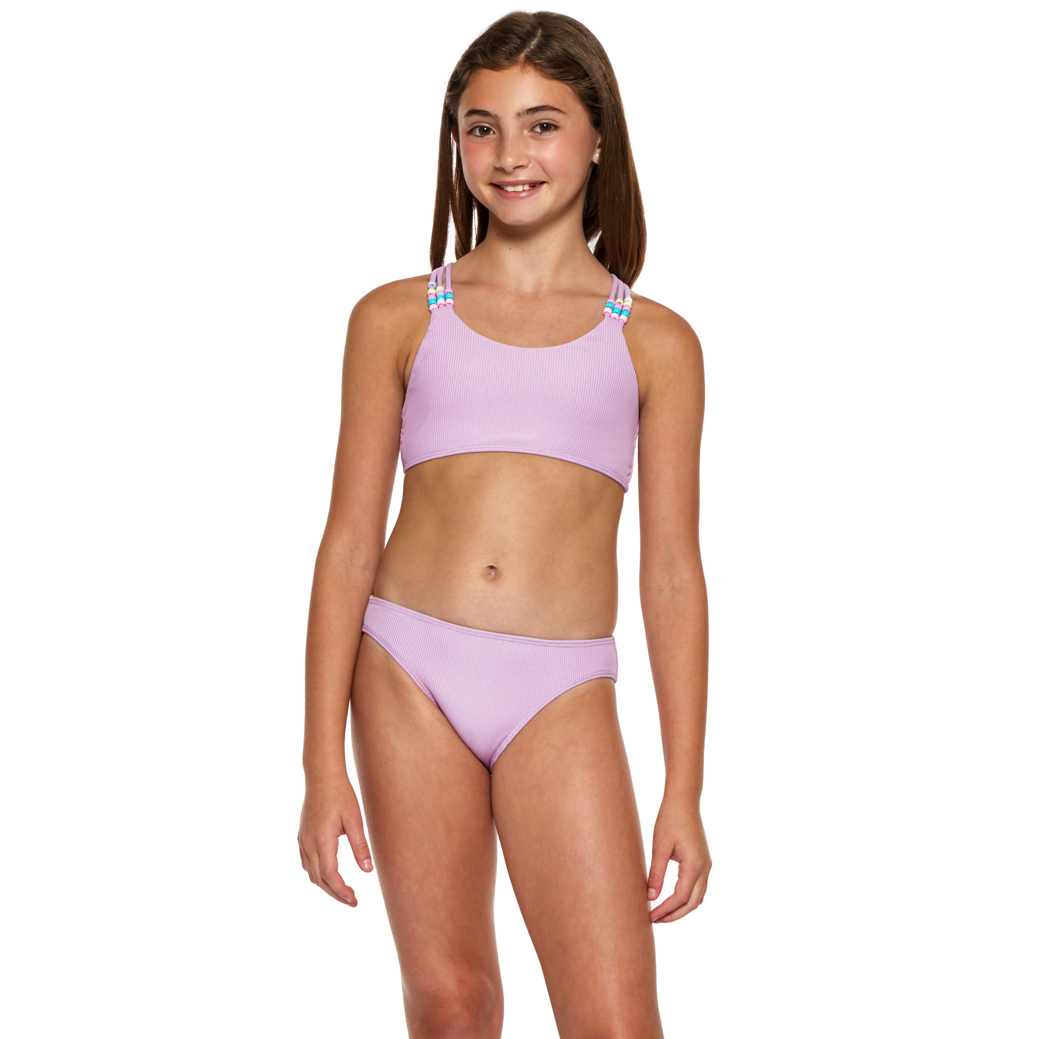 Little Peixoto Lavender Mimi Beaded Bikini - Pumpkin and Bean