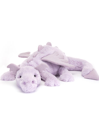Jellycat Lavender Dragon Huge Jellycat Lavender Dragon Huge