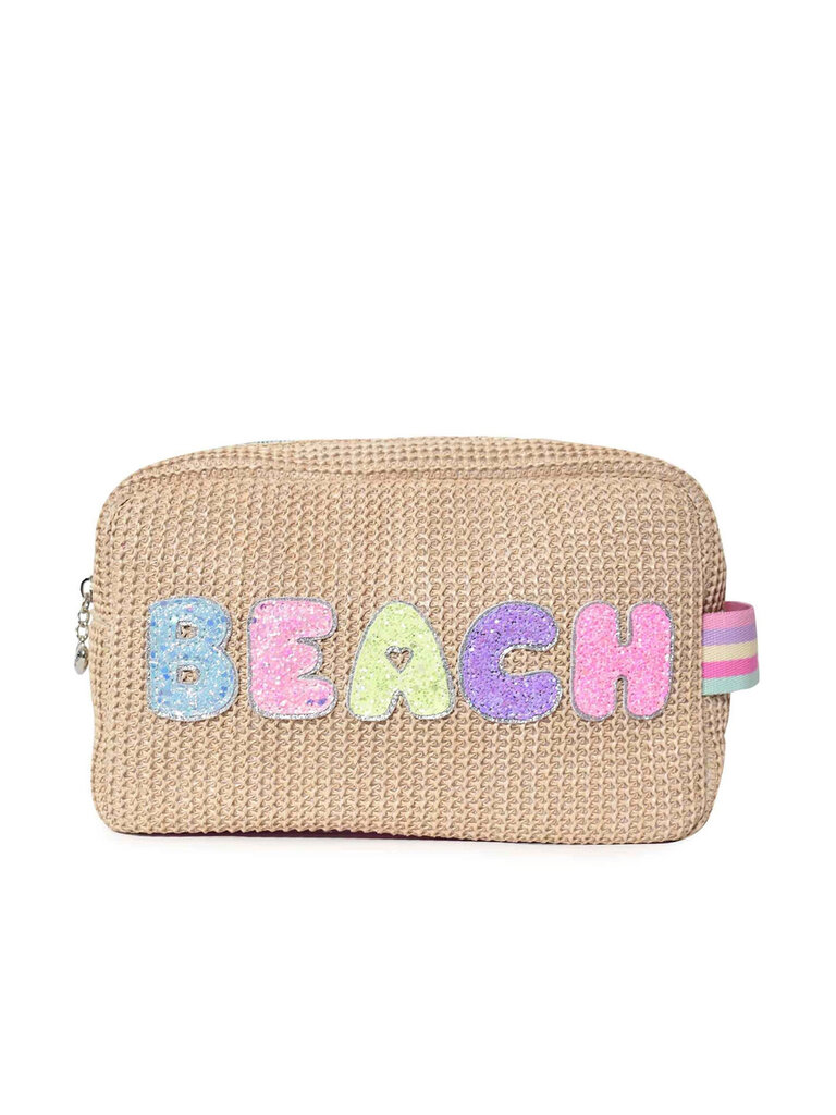 OMG Accessories Beach Straw Pouch