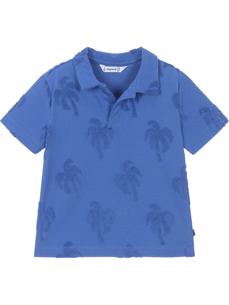 Mayoral Terry Palm Tree Polo Shirt