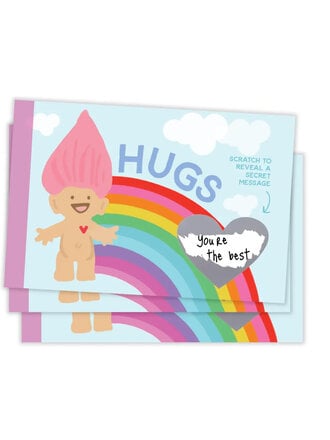 Troll Scratch-Off Valentines Cards - 24pk