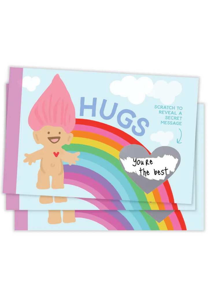 Troll Scratch-Off Valentines Cards - 24pk