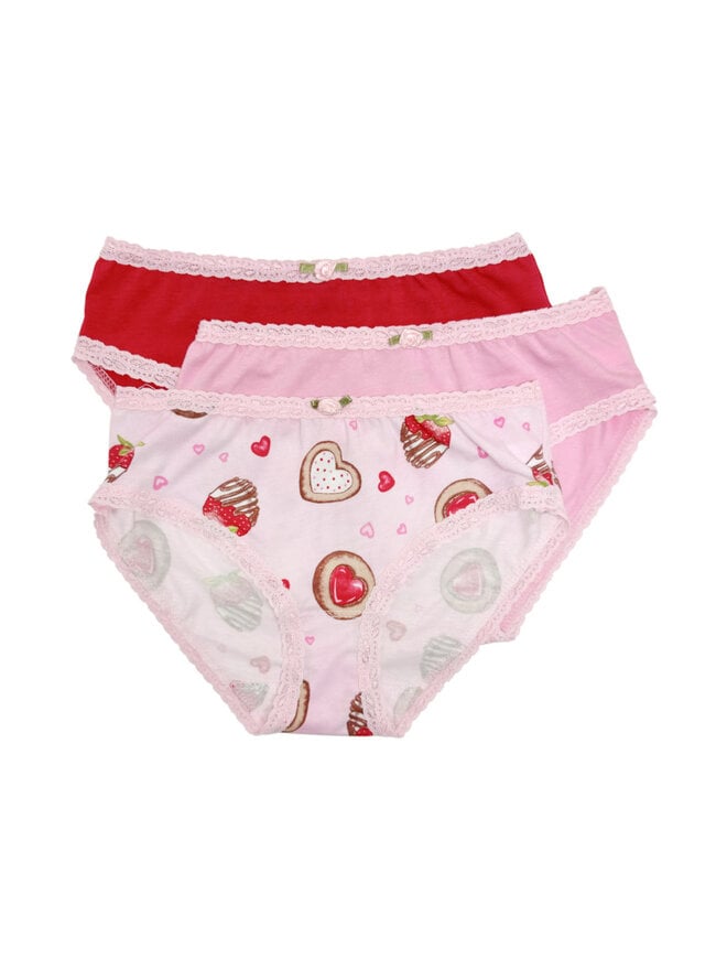 NEW Girls Sz Small 6 6x Underwear Panties 3 Pack Hello Kitty ￼Boy