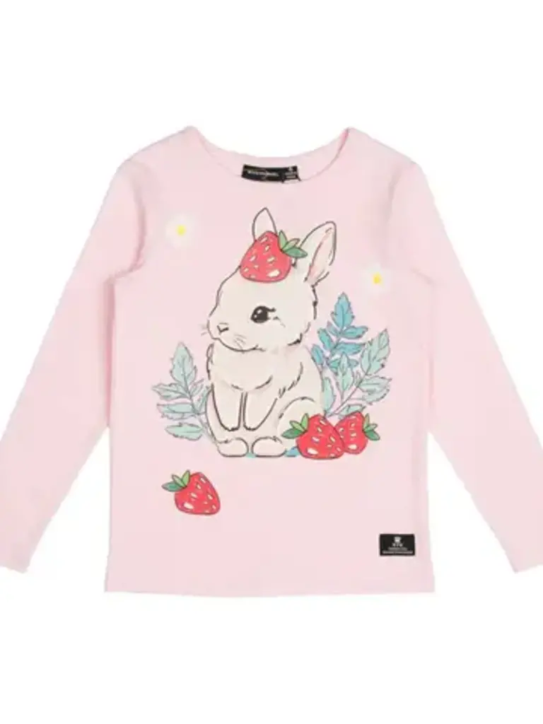 Rock Your Baby Pink Strawberry Bunny Top