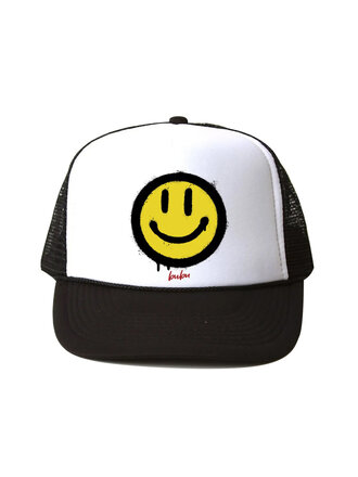 Bubu Black All Smiles Trucker Hat Bubu Black All Smiles Trucker Hat