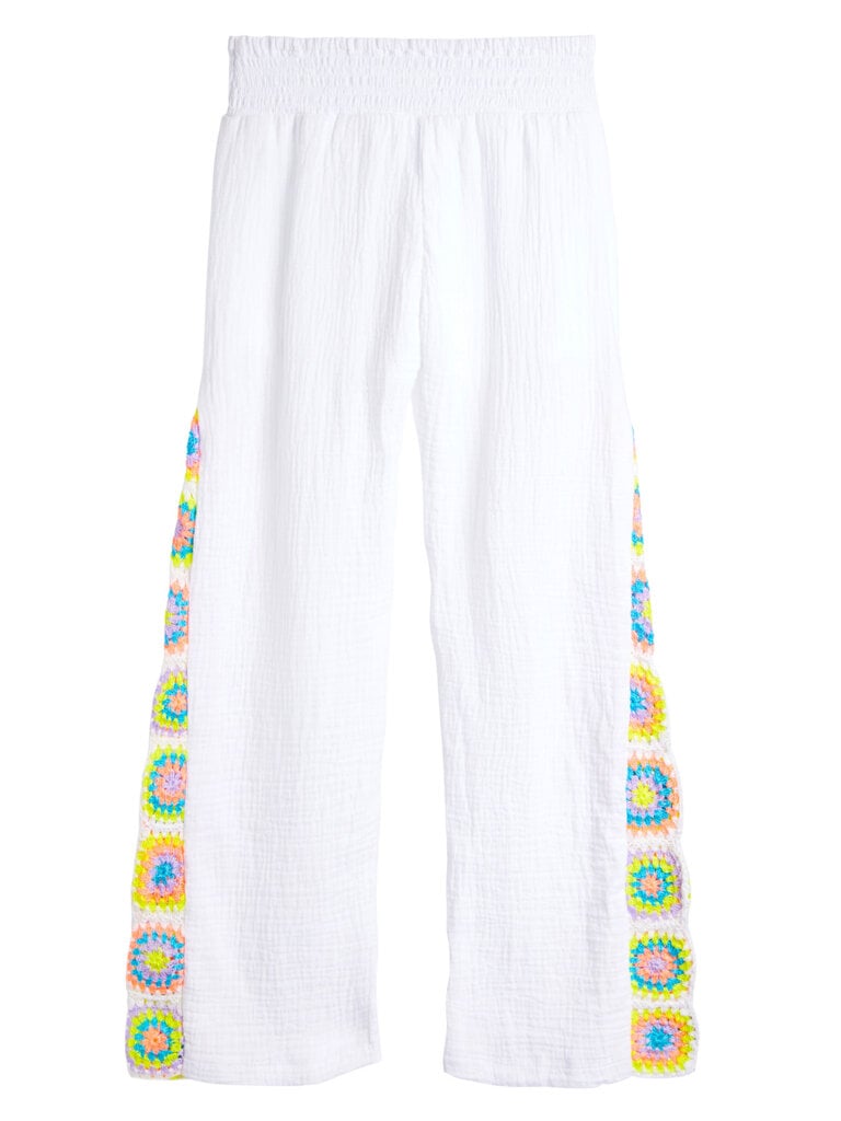 Flowers by Zoe Neon Crochet Gauze Pant