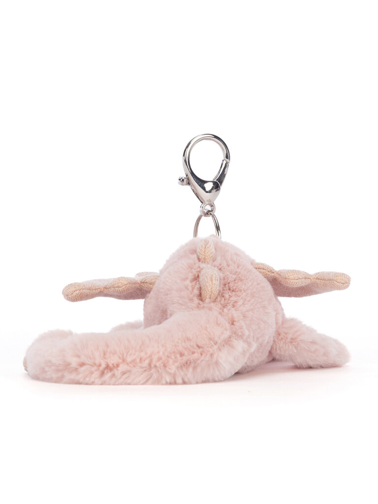 Jellycat Rose Dragon Bag Charm