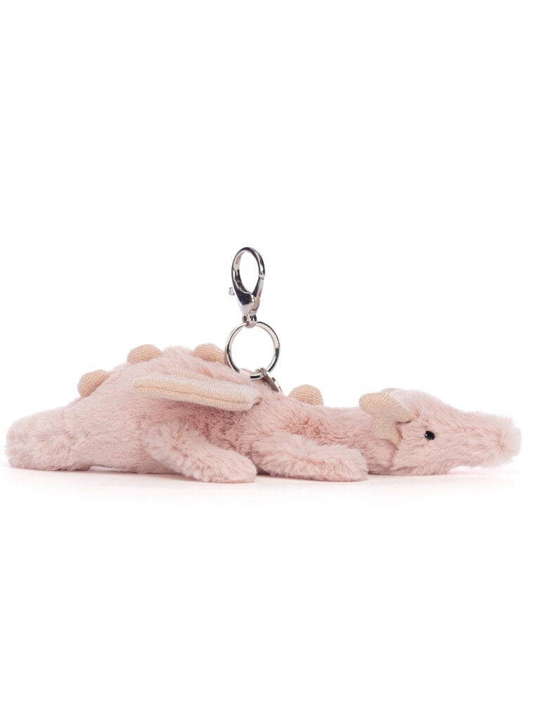 Jellycat Rose Dragon Bag Charm