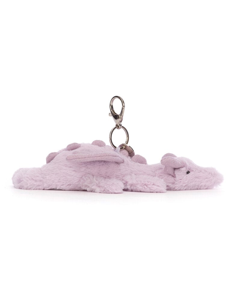 Jellycat Lavender Dragon Bag Charm