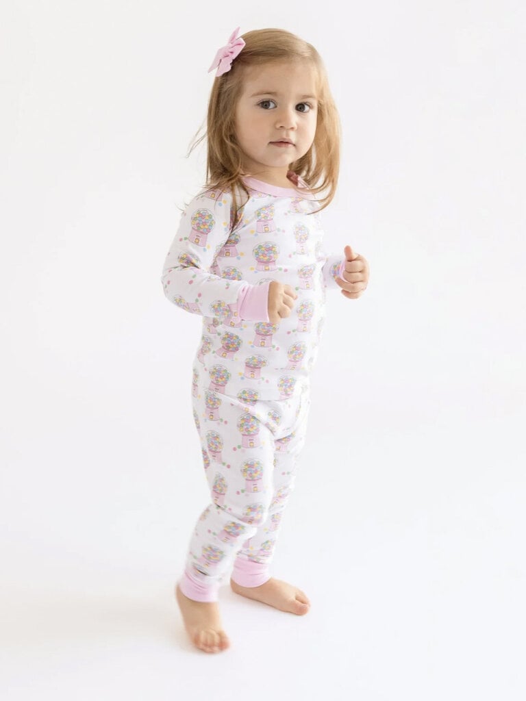 Magnolia Baby Gumball Pink Pajamas