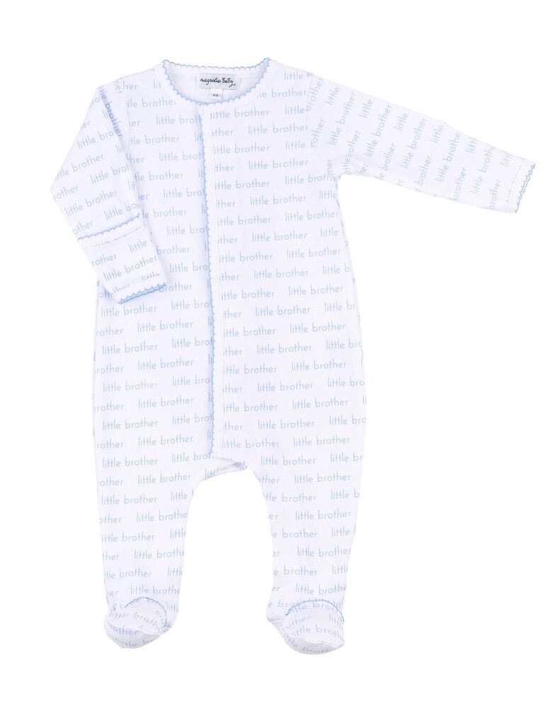 Magnolia Baby Little Brother Printed Footie