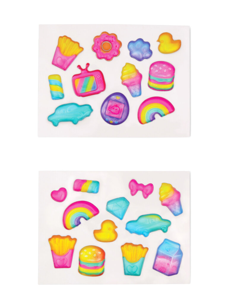 Iscream Candy Gel Glitter Stickers