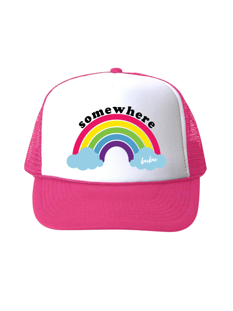 Bubu Somewhere Over Rainbow Trucker Hat
