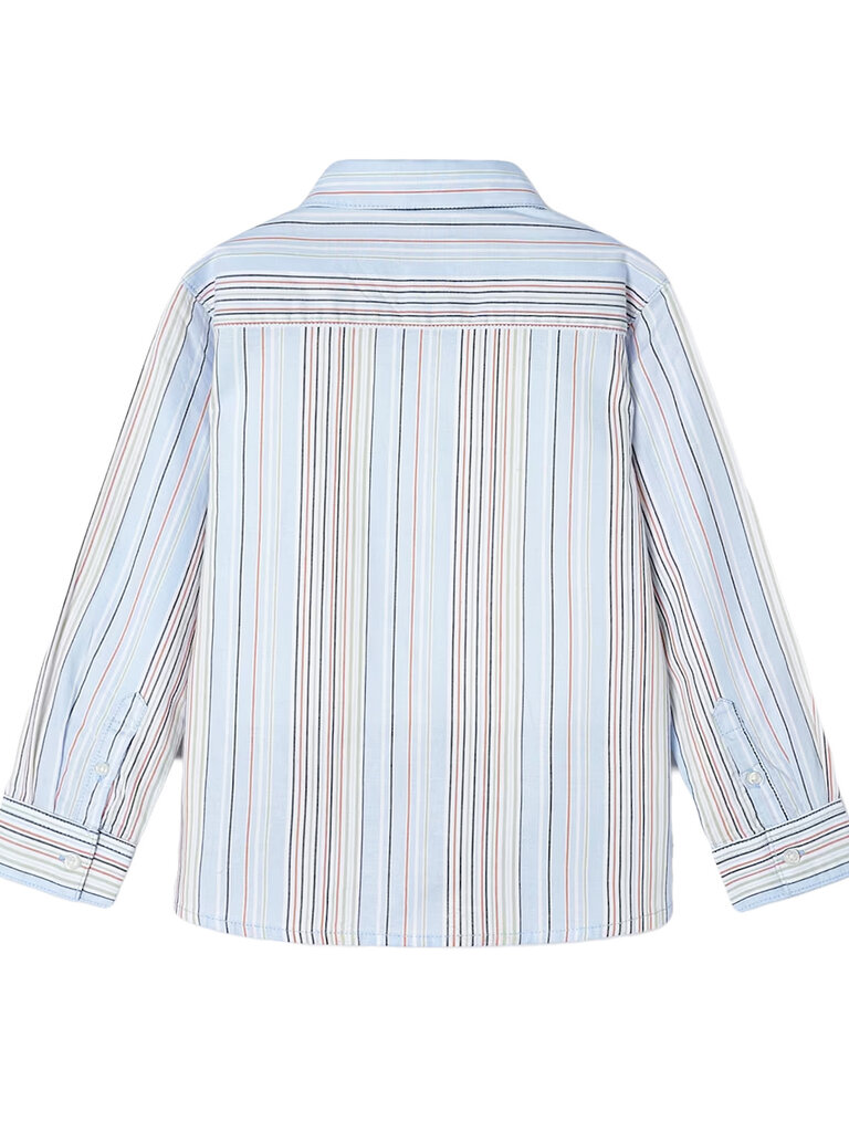 Mayoral Light Blue Stripe Oxford Shirt