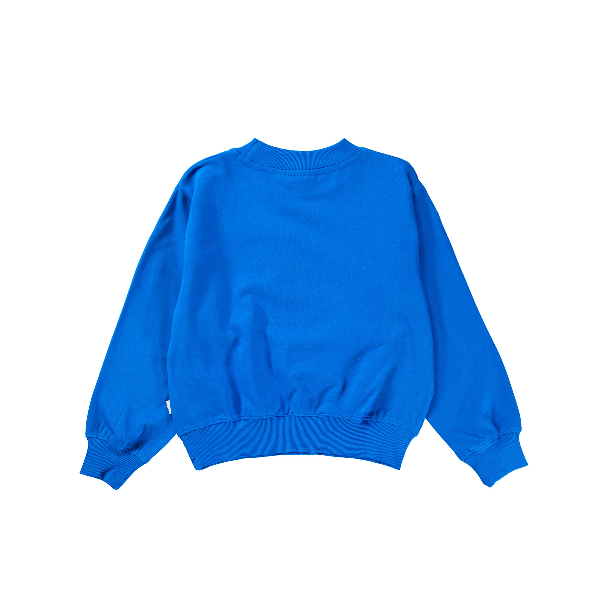 Molo ruffled organic-cotton sweatshirt - Blue