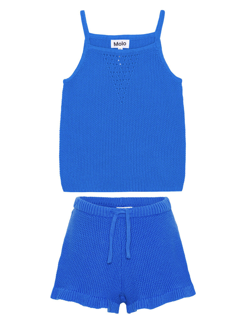 Molo Retro Blue Knit Set