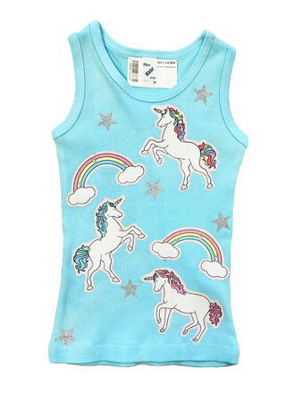 Rhinestone Unicorn Tank Top