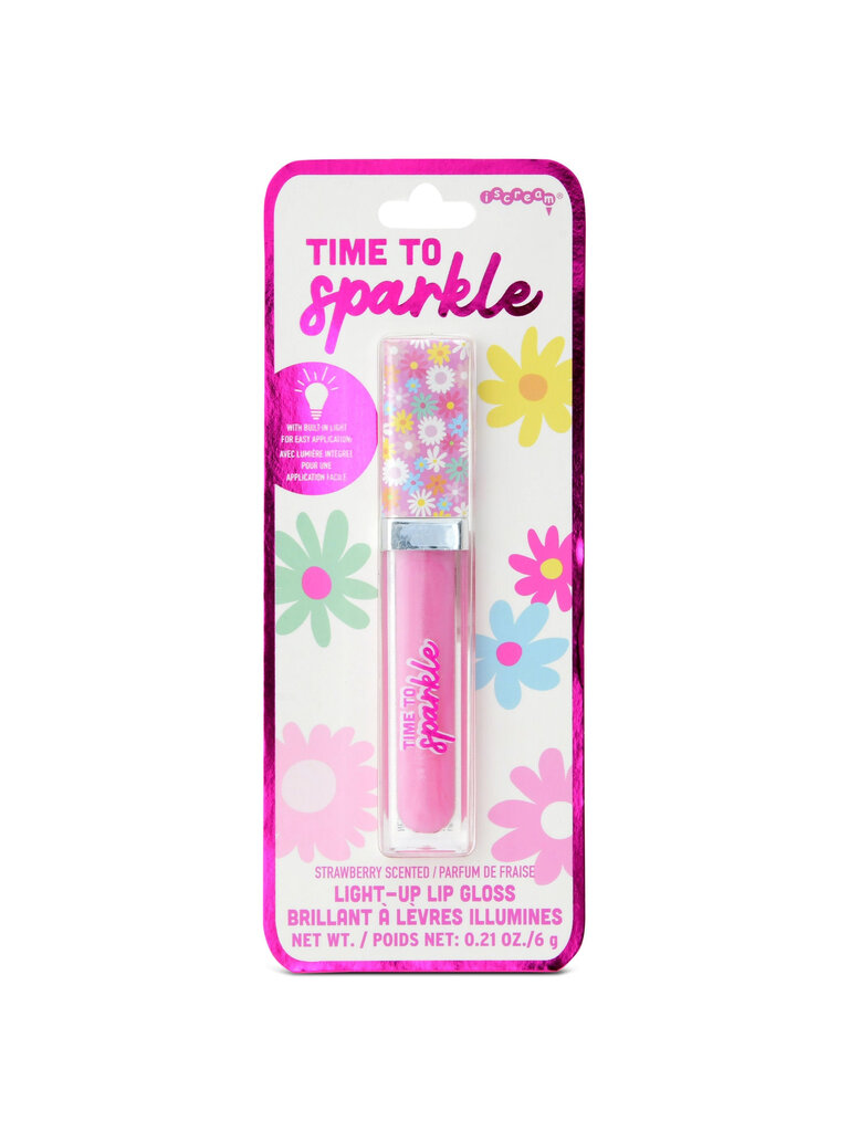 Iscream Time To Sparkle Light Up Lip Gloss