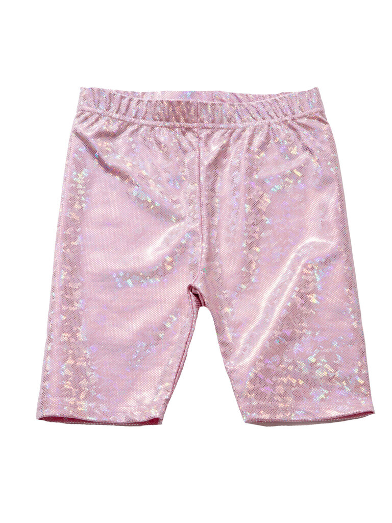Petite Hailey Lt Pink Bee Gee Bike Shorts