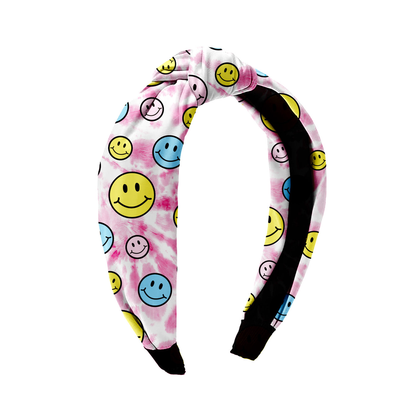 Top Trenz Happy Face Knot Headband Pumpkin and Bean