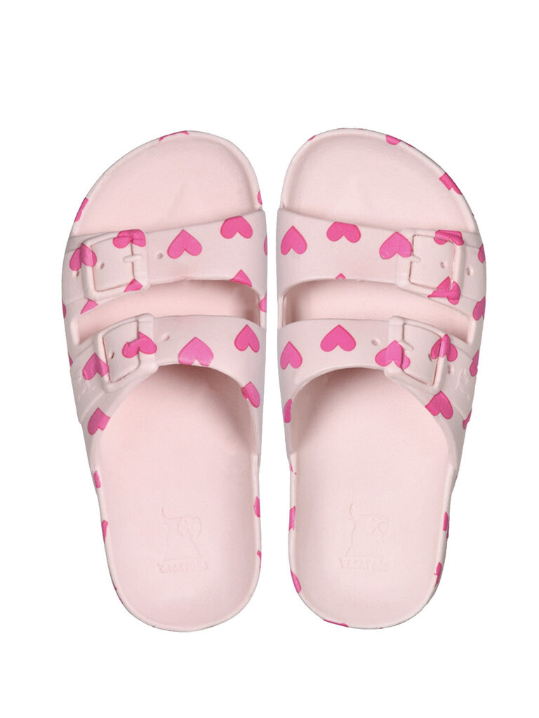 Pink Hearts Scented Sandals