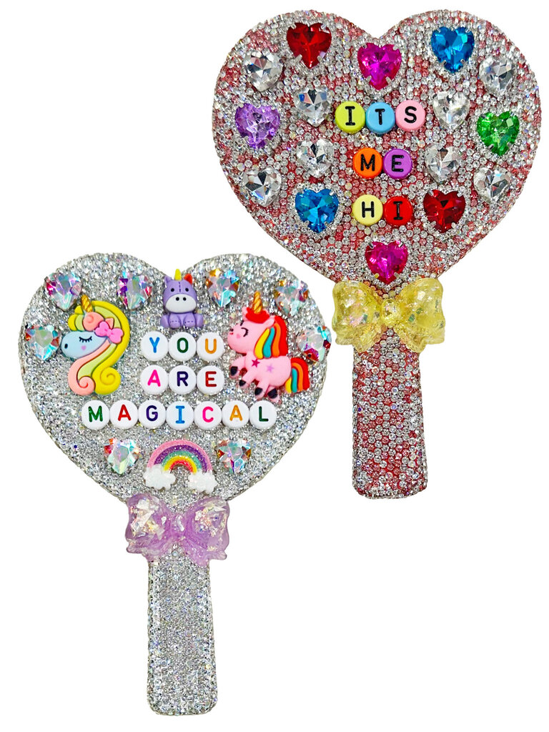 Live Rainbowfully Handmade Jeweled Magic Mirror