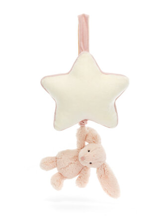 Jellycat Bashful Blush Bunny Musical Pull Jellycat Bashful Blush Bunny Musical Pull