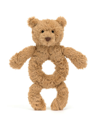 Jellycat Bartholomew Bear Ring Rattle Jellycat Bartholomew Bear Ring Rattle