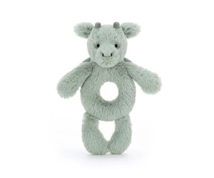Jellycat Bashful Dragon Ring Rattle Jellycat Bashful Dragon Ring Rattle