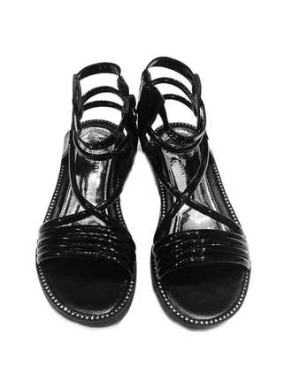 Patent Gladiator Sandals