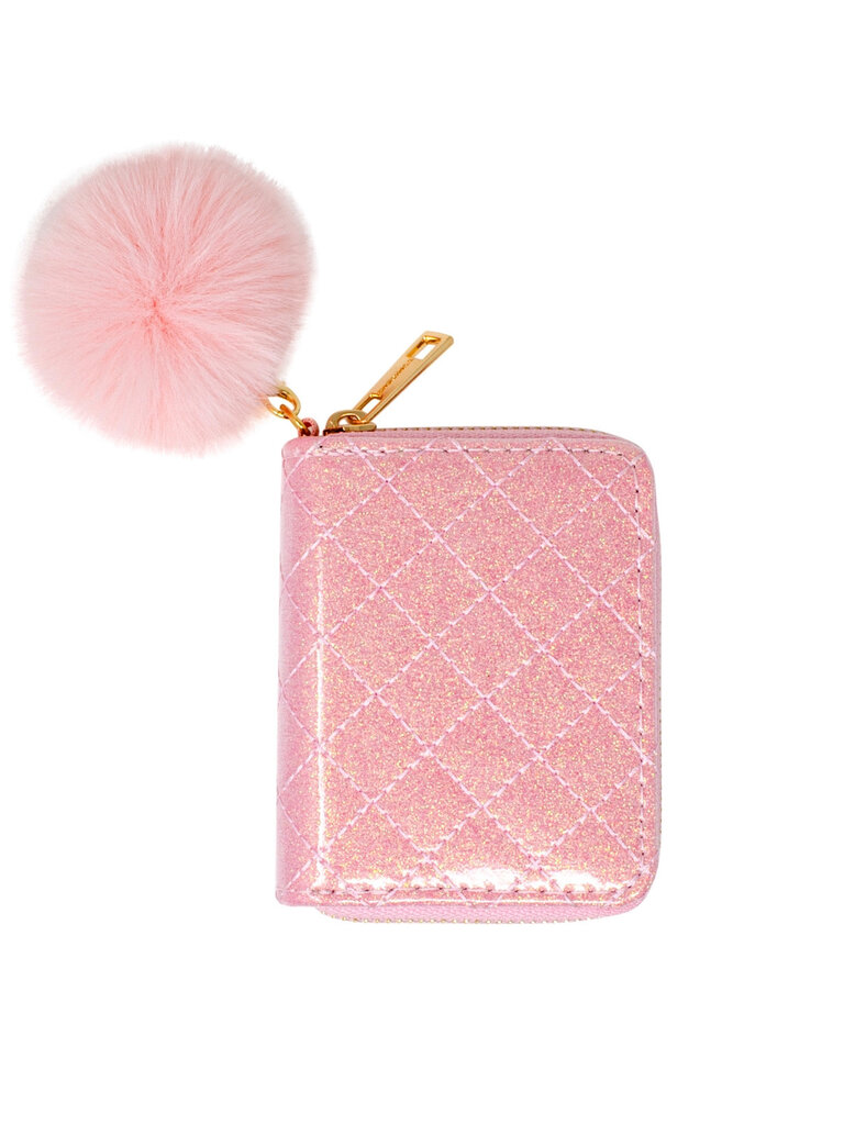 Zomi Gems Pink Sparkle Quilted Wallet