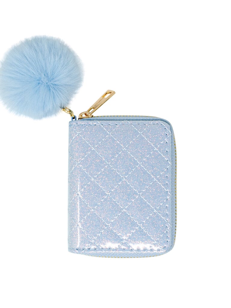 Zomi Gems Blue Sparkle Quilted Wallet