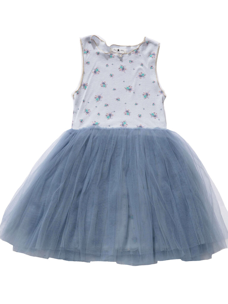 Petite Hailey Lily Gray Vintage Tutu Dress