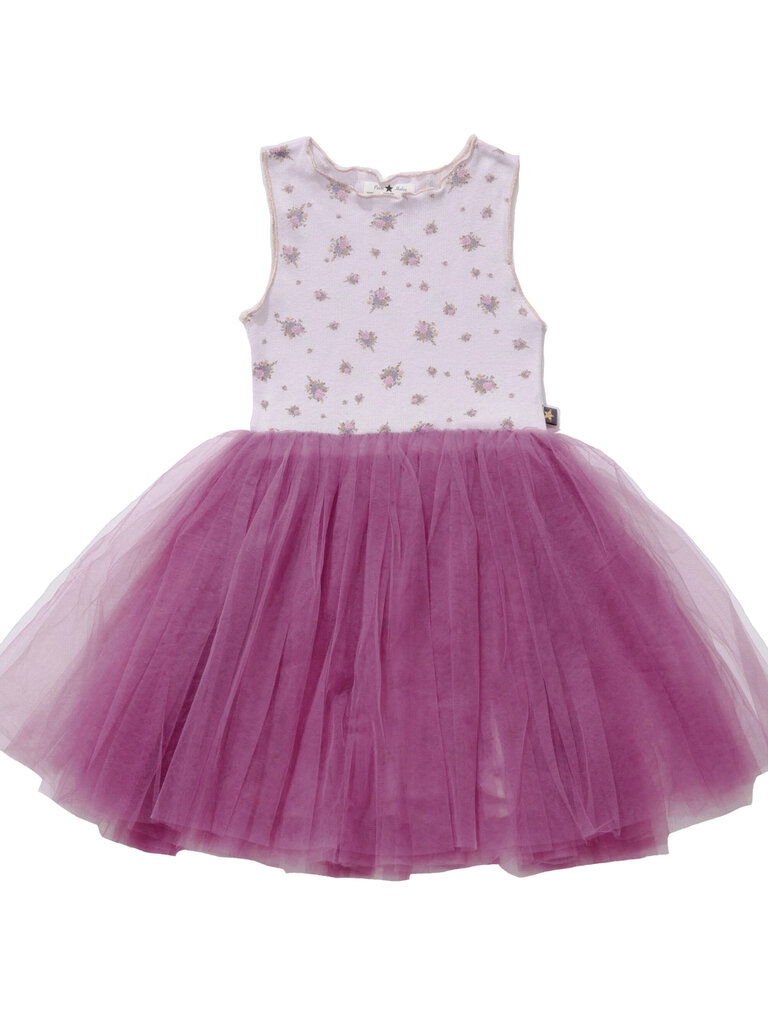 Petite Hailey Lily Purple Vintage Tutu Dress