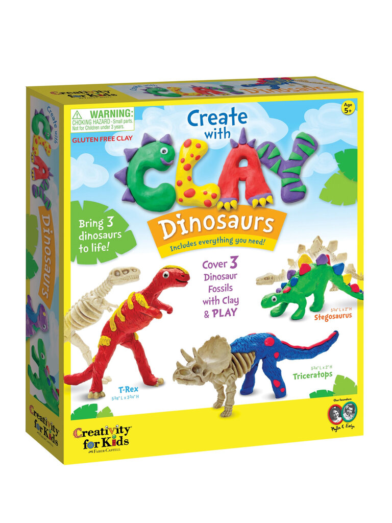 Faber Castell Create with Clay Dinosaurs