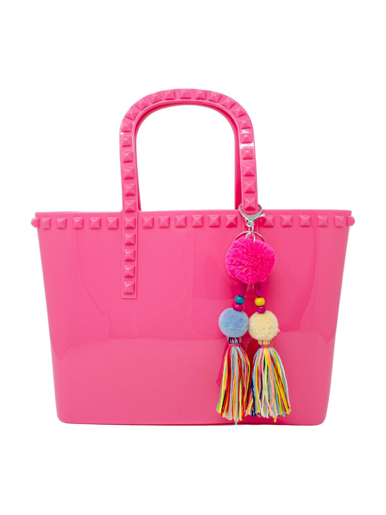 Zomi Gems Hot Pink Jelly Tote Bag