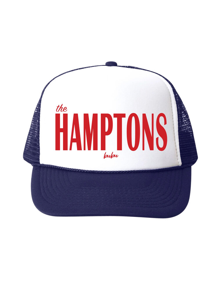 Bubu Hamptons Red Trucker Hat