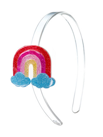 Lilies and Roses Rainbow Glitter Headband Lilies and Roses Rainbow Glitter Headband