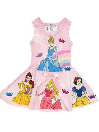 Rhinestone Pink Bow Dress