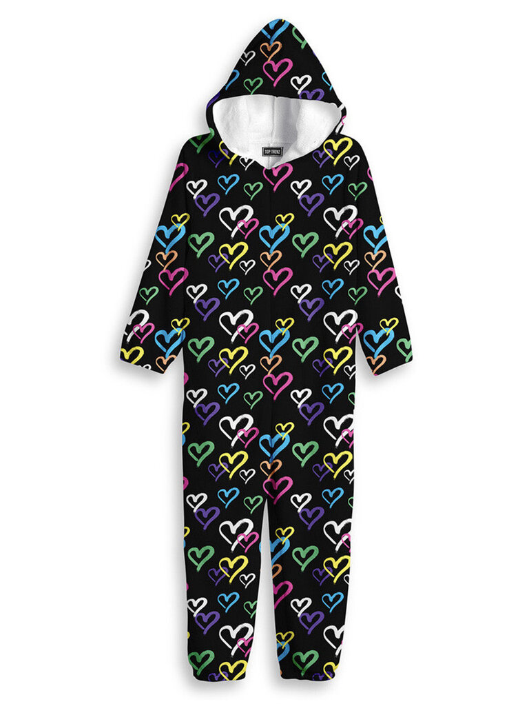 Top Trenz Graffiti Heart Romper w Headband