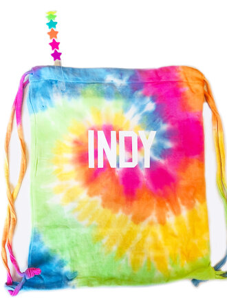 Tie Dye Drawstring Bag