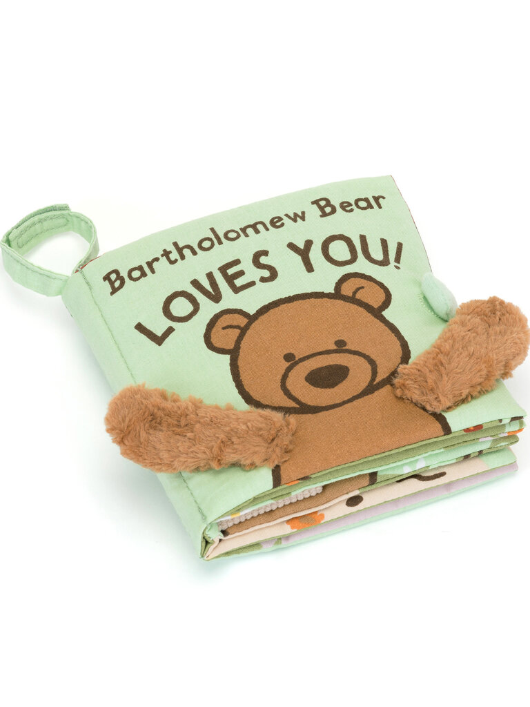 Jellycat Bartholomew Bear Loves You Book